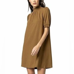 Lilla P Smock Neck and Elbow Sleeve Dress, size large.